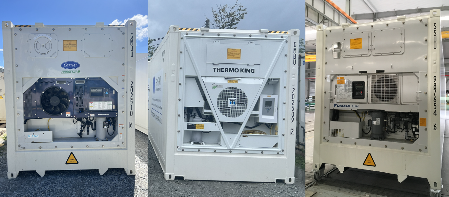 40 футовые рефрижераторные контейнеры Carrier, Thermo King и Daikin во Владивостоке